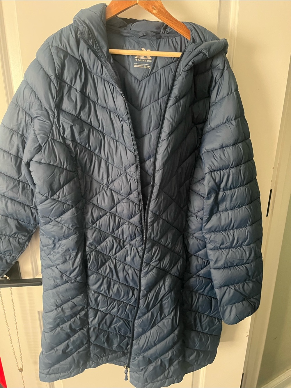 Blue Down Jacket